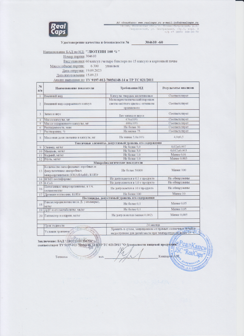 Паспорт №092023
